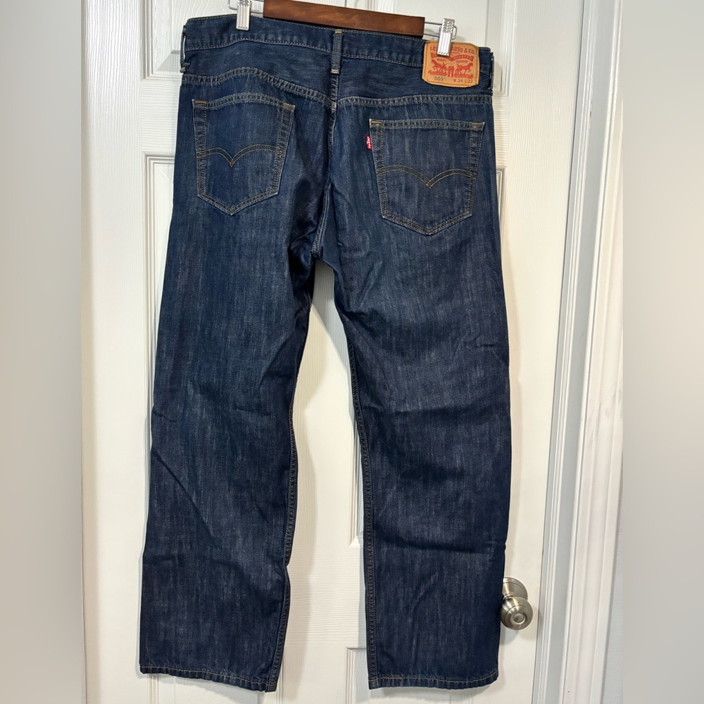 Men's Levi’s 369 Blue Jeans 34x32 - Picture 2 of 3